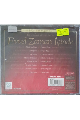 Plak Değildir Cd Dir Cd Evvel Zaman İçinde Türk Sanat Müziği Se