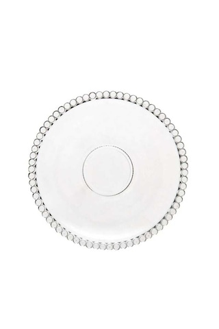 Porsima Girona 6'lı Cam Çay Tabağı Dayanıklı Cam Çay Altlığı Şeffaf