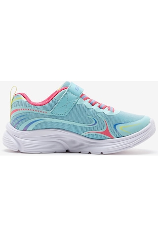 Skechers Wavy Lites - Eureka Shine Büyük Kız Çocuk Mavi Spor Ayakkabı 303520l Aqmt Mavi