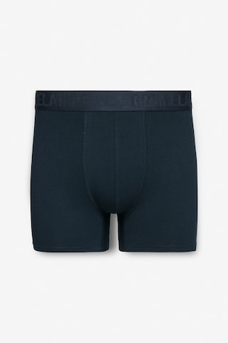 PETRUS  Erkek 3'lü Paket Pamuklu Likralı Esnek Kumaş Siyah / Lacivert / Grimelanj Boxer