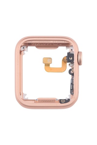 Tongxida İos Watch Uyumlu 44mm Lte Alüminyum Orta Çerçeve Plakası Taç Ekseni Flex Altın