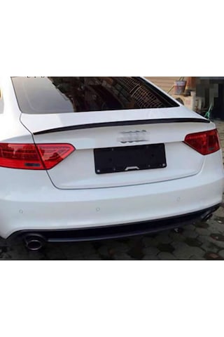 Audi A5 B8 S5 Bagaj Üstü Spoiler Parlak Siyah Spoyler Plastik İthal 2009-2016