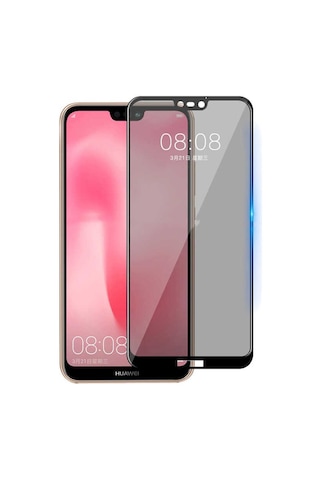Butam Bilişim Huawei P20 Pro Uyumlu New 5d Privacy Temperli Ekran Koruyucu