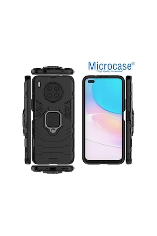 Microcase Huawei Nova 8I Batman Yüzüklü Armor Kilif - Siyah 537571122
