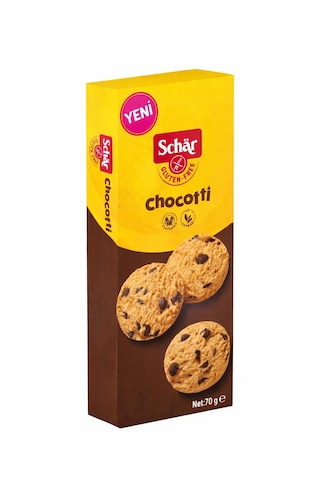 Chocotti Damla Çikolatalı Glutensiz Kurabiye 70 Gr 24 Lü Paket
