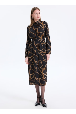Lauren Ralph Lauren Siyah-kahve Kadın Elbise 200978812