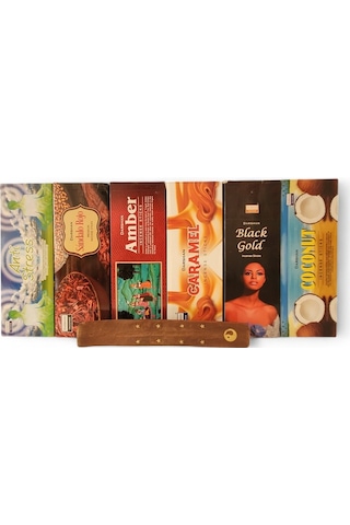 Anti Stress, Red Sandal, Amber, Caramel, Black Gold, Coconut 6x20 Tütsü-hediyeli