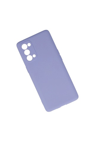 Oppo Reno 5 Pro Kılıf Nano İçi Kadife Silikon - Lila -