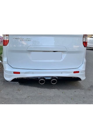 Ford Tourneo Courier R32 Arka Ek Plastik Siyah Difüzör Arka-bodykit-ek-karlık