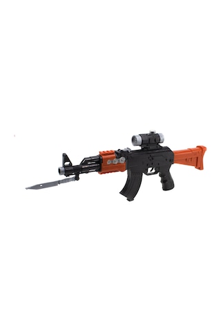 Oyuncak Tüfek Oyuncak Keleş Ak47 Işıklı Sesli 50 CM