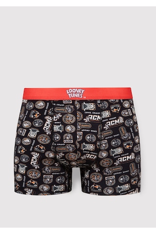 Mavi - Looney Tunes Baskılı Siyah Boxer 0911635-900