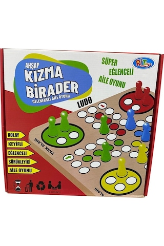 30x30 Cm Ahşap Tabanlı Kızma Birader 1011