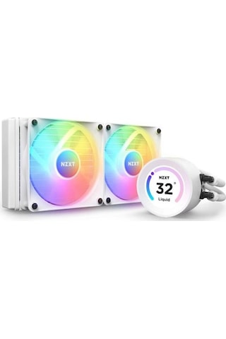 Nzxt Kraken Elite 240 Rgb Rl-kr24e-w1 240mm Beyaz İşlemci Sıvı Soğutucu
