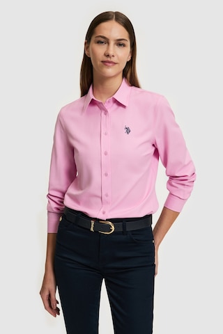 U.s. Polo Assn. Kadın Pembe Gömlek Basic 50324791-vr041