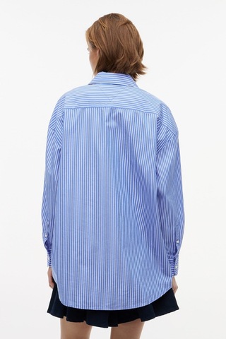 Tommy Hilfiger Tjw Kadın Oversize Essential Asil Mavi/çizgili Gömlek Ext-16428