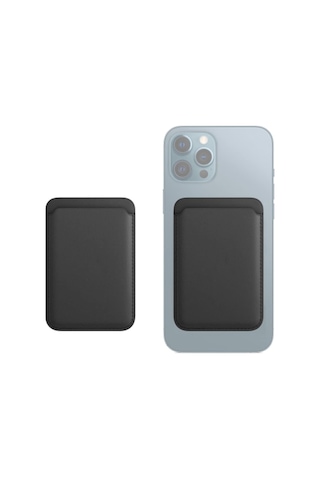 Ally Apple Uyumlu iPhone 14-13-12Ler Için Deri Cüzdan Magsafe Kartlik Cüzdan 301847705 - Renk / Kirmizi