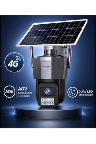 Lenovo X6t-4g 3mp Aov Smart Tek Kamera 4g Solar Kamera Kdo