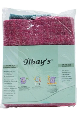 Ilbay's Mikrofiber Zor Kir Bezi 2'li Çok Renkli