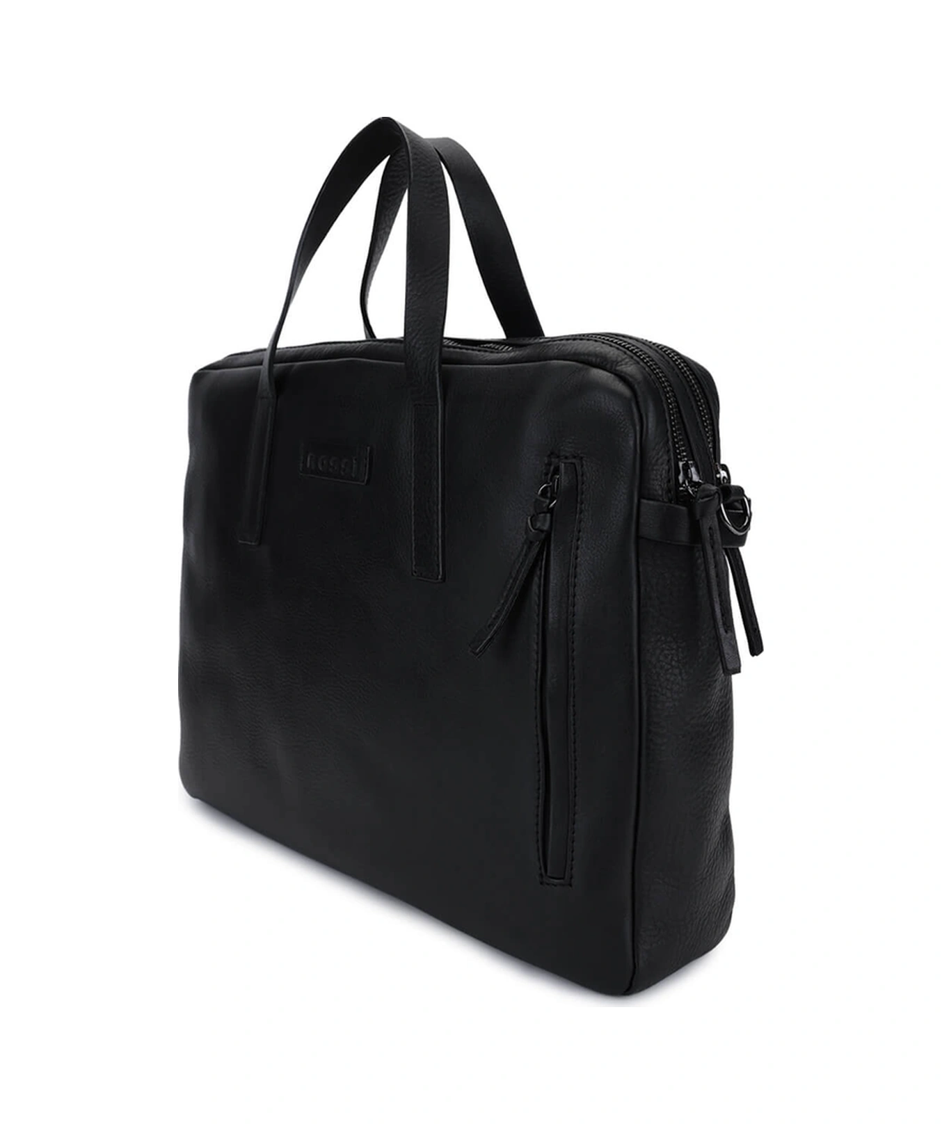 Bruno Shoes Bruno Rossi Bag Erkek Hakiki Deri Siyah Evrak Çantası 1048 R258 Erk Cnt Sk25-26 Nero Siyah