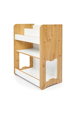 Minera Martı Ahşap 0-6 Yaş Çok Amaçlı Montessori Kitaplık Ahşap