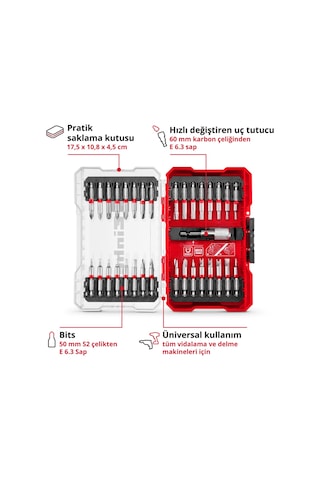 Einhell M-CASE 33 Parça Uç Seti - 49118903