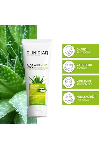 Cliniclab Aloe Vera %95 Yatıştırıcı ve Onarıcı Jel 150 ML