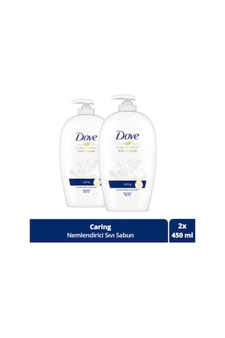 Dove Nemlendirici Sıvı Sabun Caring 1/4 Nemlendirici 2 x 450 M L
