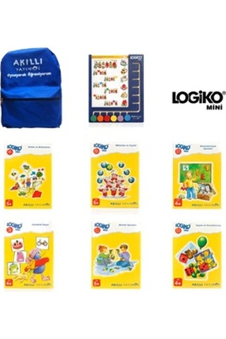 LOGİKO - Mini Akıllı Düğmeler 4-6 Yaş Konsantrasyon - Sabine Schroeckh -  Doris Fischer - Akıllı Yayınları