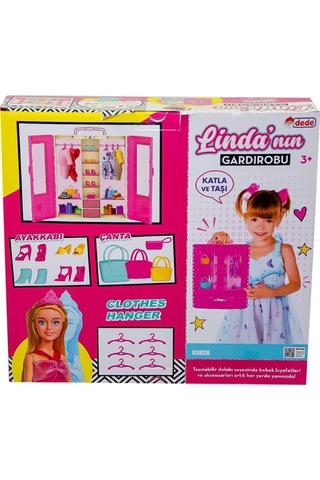 Dede Oyuncak Linda'nın Bebekli Gardırobu 03828 