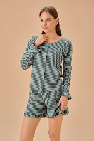 Suwen Elsa Maskülen Şort Takımı Sh25193667b892 Mınt Mint