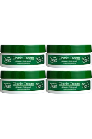 Fonex Klasik Nemlendirici Krem 175 ml 4 Adet