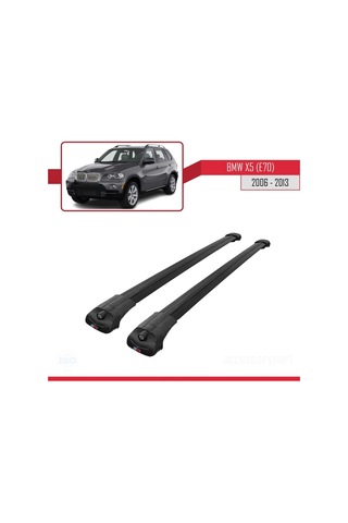 Bmw X5 E70 2006-2013 Arası İle Uyumlu Ace-1 Ara Atkı Tavan Barı Siyah
