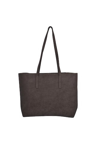 Kadın Büyük Boy Süet El Ve Omuz Çantası - Acı Kahve Acı Kahverengi