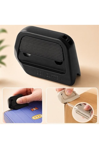Sn-29134 Manyetik Pratik Mini Paket Açıcı - Kutu Kesici Siyah