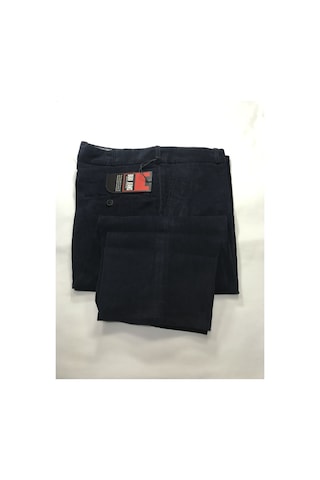 Baw Company Erkek Kadife Pantolon Lacivert Pamuklu