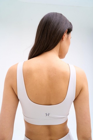Normal People Uno - Spor Bra Activefit Kumaş Gri