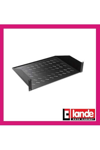 Lande Sabit Raf 1U 19" Rack Mount 2 Noktadan Bağlantılı Kabinet R