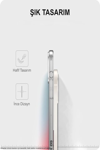 Samsung Galaxy Uyumlu S21 Plus Kapak Kamera Korumalı Kartlıklı Darbe Emici Özellikli Şeffaf Silikon Kılıf Şeffaf