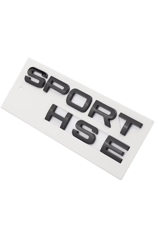 Range Rover Sport Hse Bagaj Yazısı Siyah Renk Range Rover Sport Hse Trunk Emblem Black Color Sporthsesiyah1