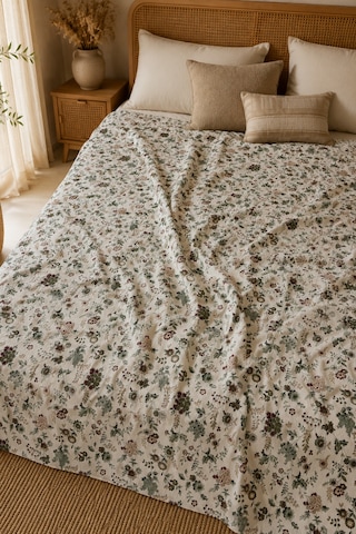 Cotton Collection Tek Kişilik Pike Flower Garden 160x230 Çok Renkli