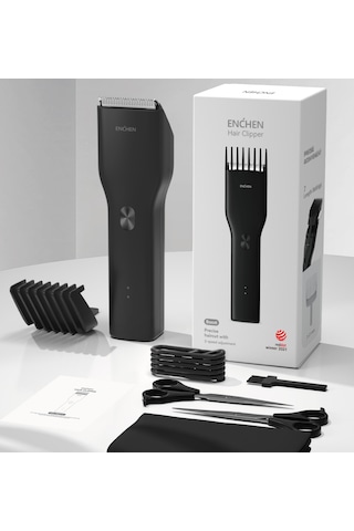 Enchen Boost Siyah Taşınabilir Şarjlı Saç Kesim Seti