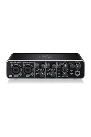 Behringer Umc204Hd 2X4. 24-Bit / 192 Khz Usb Ses / Mıdı Arayüzü