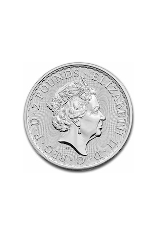AgaKulche Büyük Britanya Kraliçe II. Elizabeth 2023 1 Ons Gümüş Sikke Coin