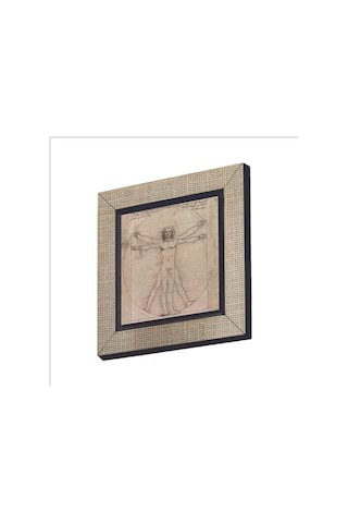 Vitruvius Adamı Leonardo Da Vinci, 1492 Baskılı Mdf Magnet 7x7 420