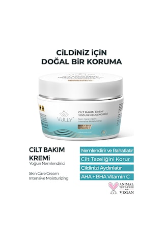 Vully Aydınlatıcı Nemlendirici ve Renk Tonu Eşitleyici Yüz Kremi 50 ML