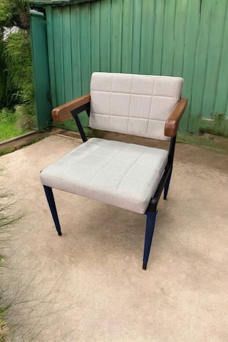 Pimango Çok Amaçlı Cafe Bar Balkon ve Mutfak Sandalyesi Bej Beyaz