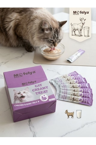Krem Kedi Ödül Maması 15 Gr Tavuk Etli & Keçi Sütlü 60' Lı Kutu