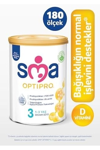 Sma Optipro 3 Devam Sütü 1-3 Yaş, 800 G