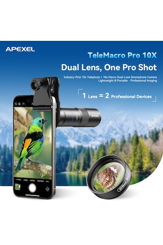 Apexel Telemacro Pro 10x