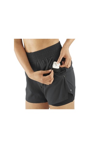 Salomon Salomon Shkout Core 2in1 Shts 4 Kadın Siyah Koşu Şortu 27180 Siyah